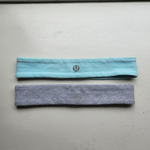 Lululemon Aqua and Gray Headbands - Picture 8 of 8